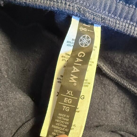 Gaiam Mens Joggers Sweatpants Casual Pants Gorpcore Athleisure Mens XL Blue NWT - Picture 5 of 7